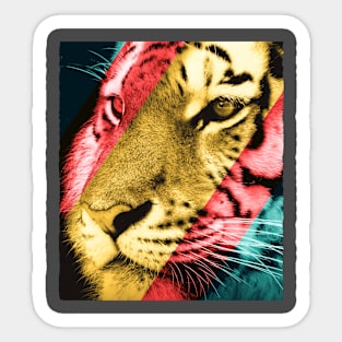 Exotic Tiger Sticker